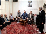 ديدار مدير عامل شركت گاز استان با خانواده معزز شهدا